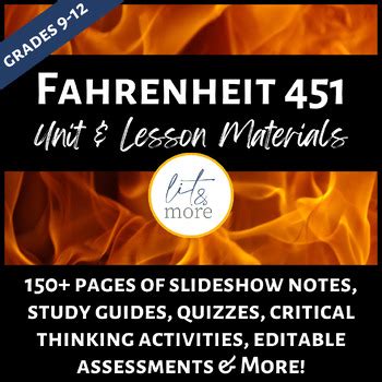 Fahrenheit 451 Lesson Plans