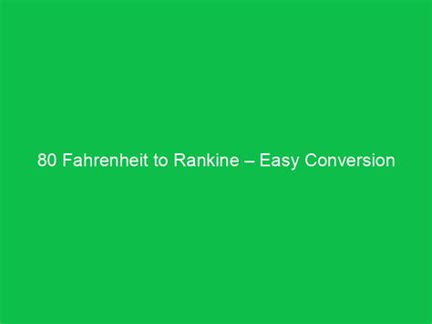 Fahrenheit A Ranking