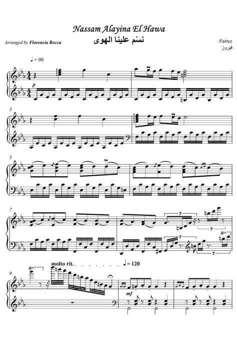 Download Fairouz Free Piano Sheet Music Sheeto 