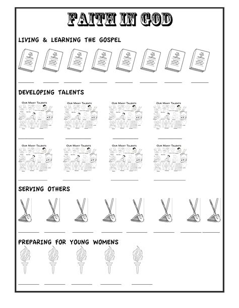 Faith Activity Sheets
