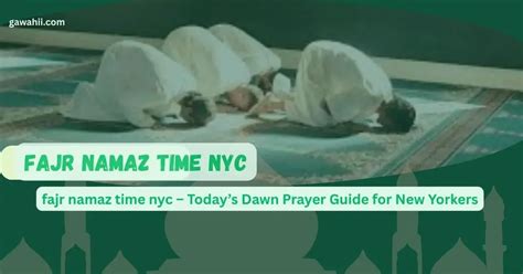 Fajr Nyc Time