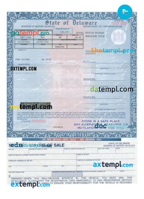 Fake Auto Title