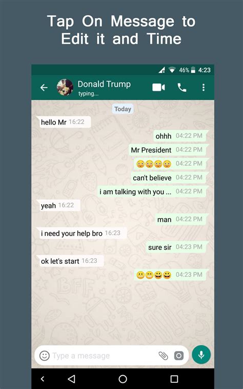 fake chat whatsapp