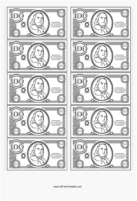 Fake Money Printables Reading Adventures For Kids Ages Fake Money Coloring Pages - Fake Money Coloring Pages