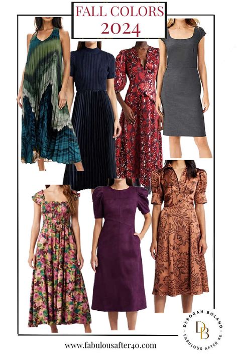 fall color dresses