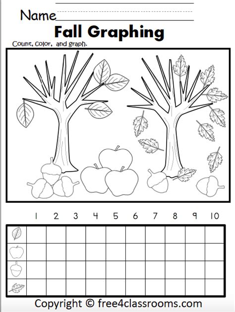 Fall Graphing Worksheets For Kids Free Printable Preschool Graphing Worksheets - Preschool Graphing Worksheets