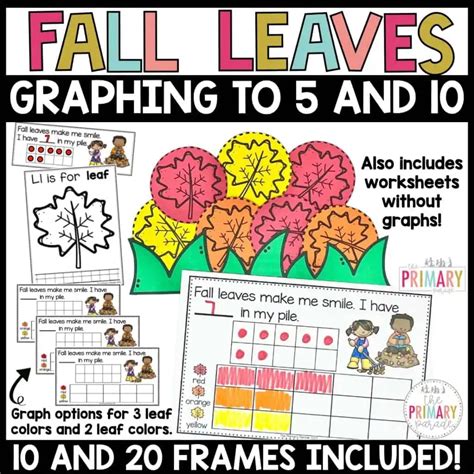 Fall Leaf Counting Mats Free Printable The Primary Kindergarten Leaf Tree Worksheet - Kindergarten Leaf Tree Worksheet
