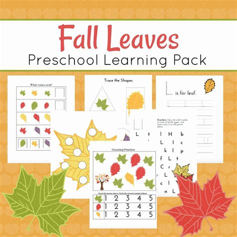 Fall Leaf Preschool Printables Preschool Mom Leaf Printables For Preschool - Leaf Printables For Preschool