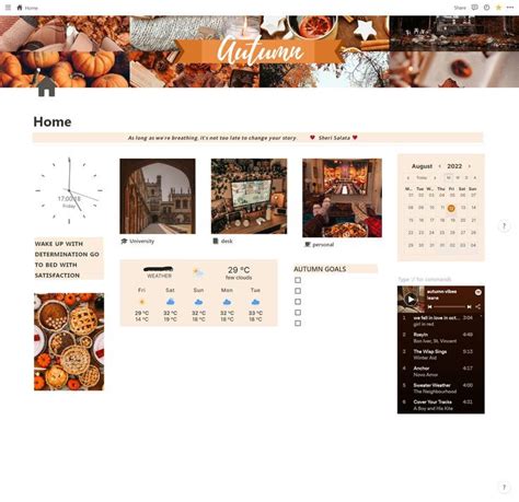 fall notion template Zin