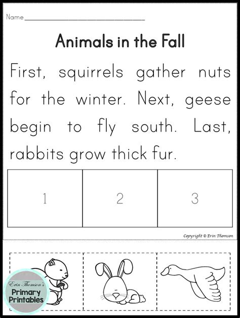 Fall Sequencing Worksheets Sequencing Worksheets For Preschool - Sequencing Worksheets For Preschool
