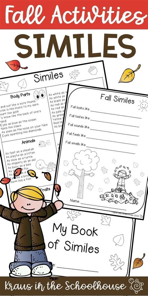 Fall Similes Activity Education Com Simile Activities 4th Grade - Simile Activities 4th Grade