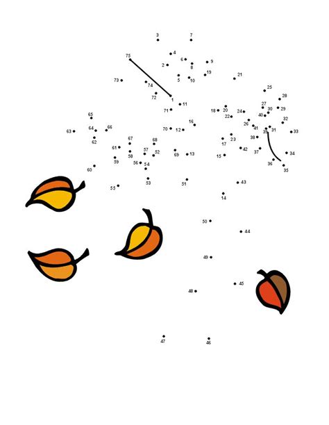 Fall Tree Dot To Dots Puzzle Print Activities Fall Dot To Dot - Fall Dot To Dot