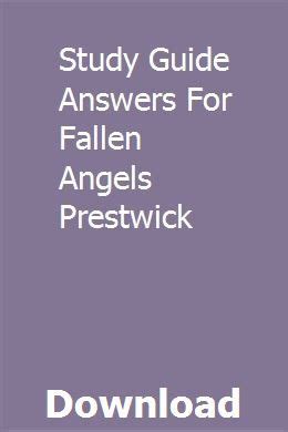 Full Download Fallen Angels Packet Study Guide Answers 