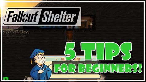 fallout shelter tips for beginners