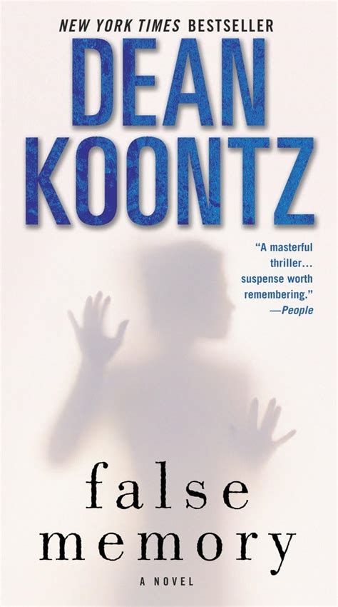 False Memory A Novel Dean Koontz Amazon Ca