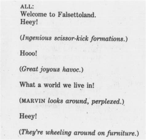 Falsettos Script