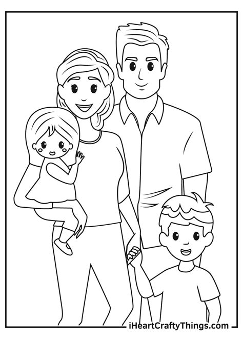 Family Coloring Pages For Preschoolers Pictures Free Download Family Coloring Pages For Toddlers - Family Coloring Pages For Toddlers