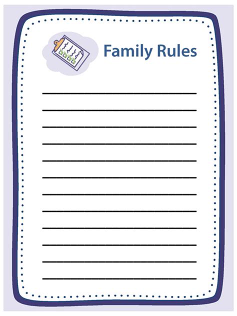 Family Rules Creating Structure Essentials Parenting Information House Rules For Kids Printable - House Rules For Kids Printable