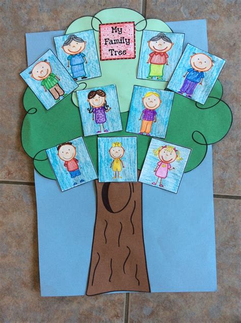 Family Tree Activity For Kids Resources Twinkl Usa My Family Tree Worksheet - My Family Tree Worksheet