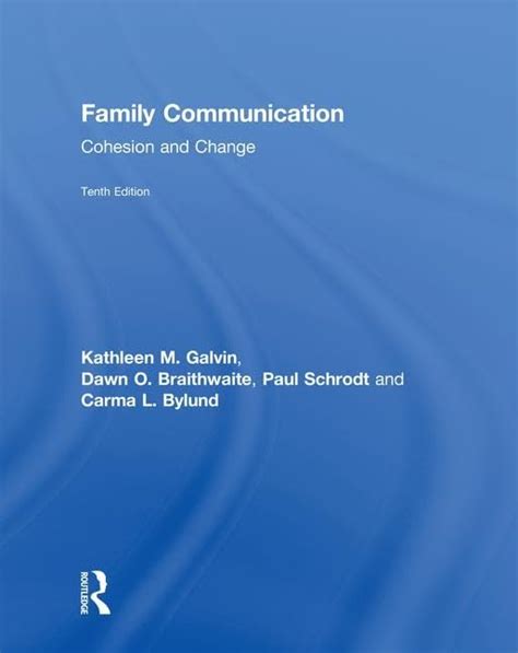 Download Family Communication Cohesion And Change Pdf By Carma L 
