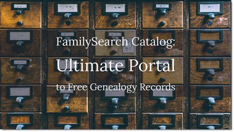 familysearch catalog