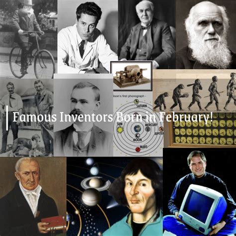 famous inventors born in february
