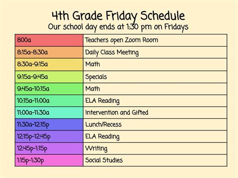 Fantastic 4th Grade Schedule 16stubc Summeru0027s Blog 4th Grade Stuff - 4th Grade Stuff