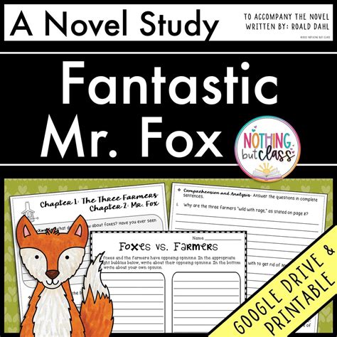 Fantastic Mr Fox Study Guide