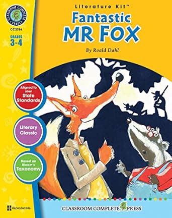 Read Fantastic Mr Fox Novel Study Guide 