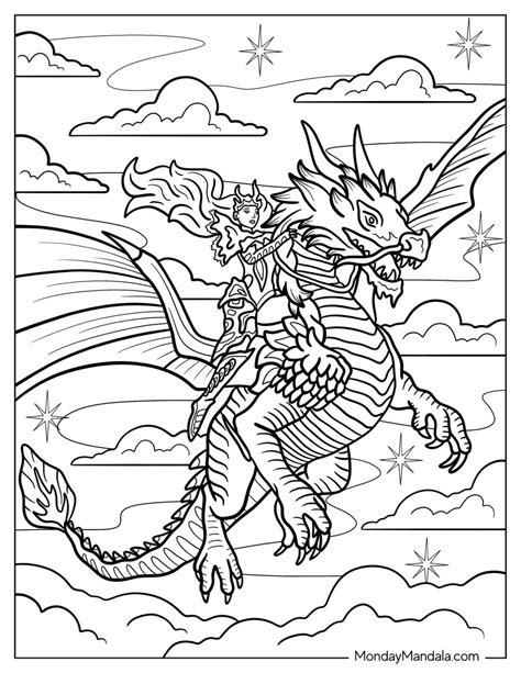 fantasy coloring pages