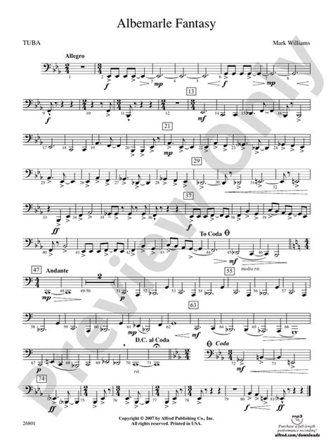 fantasy for tuba part s faber edition