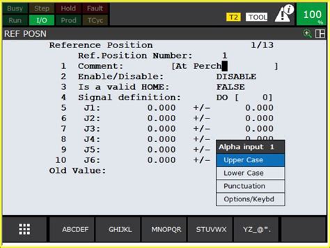 Fanuc Home Digitial Input