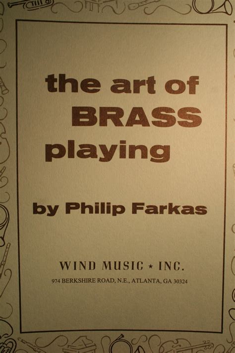 farkas the art of brass playing pdf