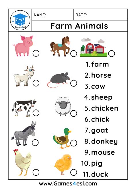 Farm Animals Worksheets For Kids Mrs Karle 039 First Grade Worksheet Drawing Animals - First Grade Worksheet Drawing Animals