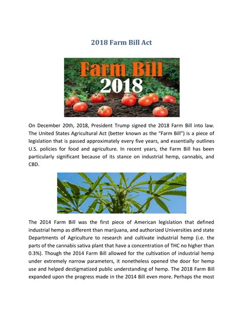 Farm Bill Presentation