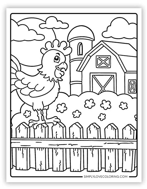 farm coloring sheets