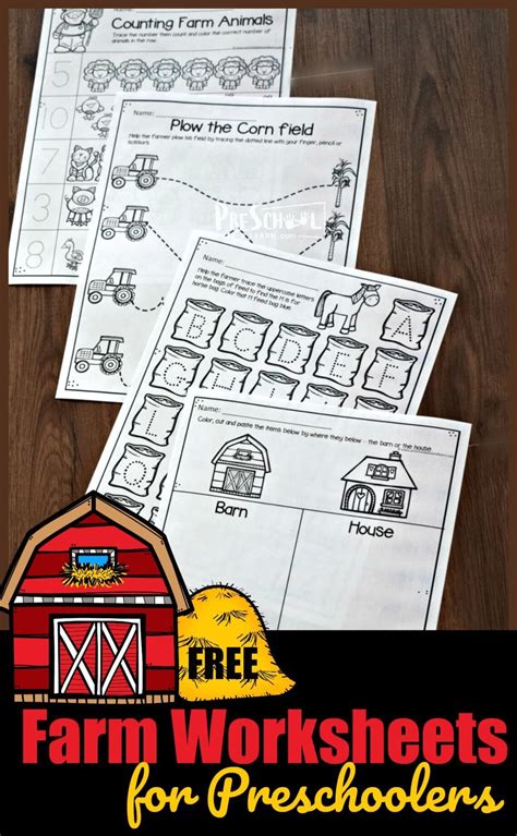 Farm Preschool Worksheets Free Printables For Preschools Abcu0027s Preschool Farm Worksheets - Preschool Farm Worksheets