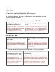 Read Farmers And The Populist Movement Guided Reading Answers 