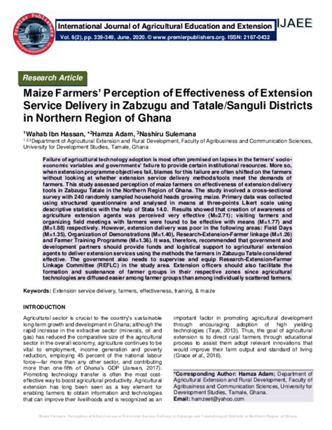 Full Download Farmers Perception Of The Effectiveness Of Extension Asopah 