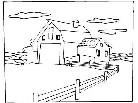 Farmhouse Coloring Pages Free Printable And Easy To Farmhouse Coloring Pages For Adults - Farmhouse Coloring Pages For Adults