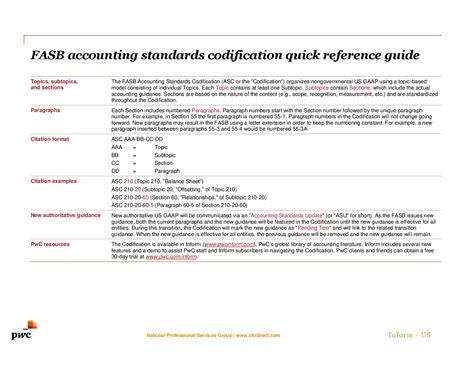 Read Online Fasb Accounting Standards Codification Quick Reference Guide 