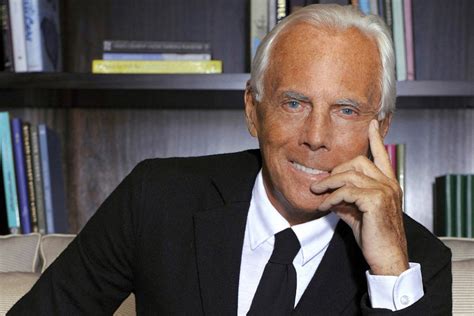 fashion designer giorgio armani biography and photos