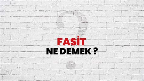 Fasit Ne Demek