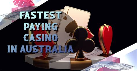 fastest withdrawal online casino australia 2022