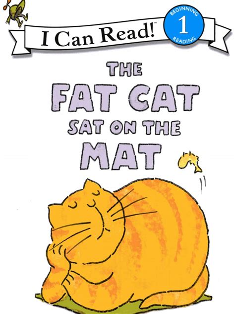 fat cat sat on a mat pdf