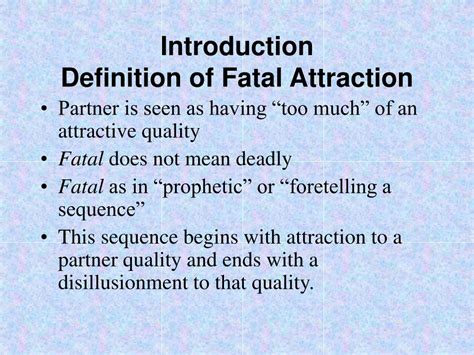 Fatal Attraction Definition
