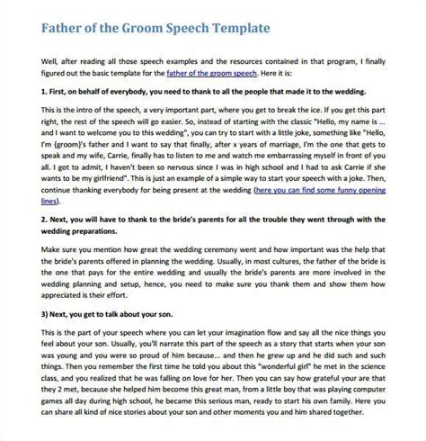 Father Of The Bride Speeches Pdf