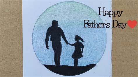 Fatheru0027s Day Special Drawing Easy Way To Draw Fathers Day Sketch - Fathers Day Sketch