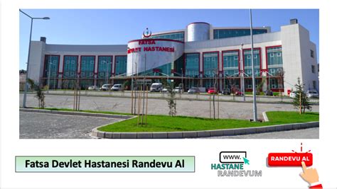 fatsa devlet hastanesi iletişim