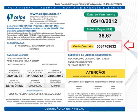 Fatura Da Celpe